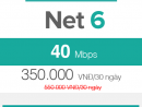 Gói cước cáp quang viettel 40 Mbps giá chỉ 350.000