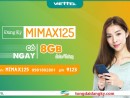 Gói cước MIMAX125 Viettel